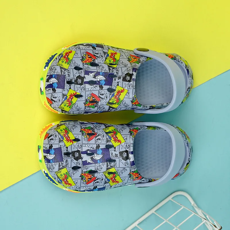 Kids Shoes New Comfortable Daily Commuting Home Casual Soft Soled Perforated Shoes for Boys and Girls