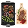 Electric Smokeless Indoor Grill with Non-Stick Coating & Temperature Control, Black 1