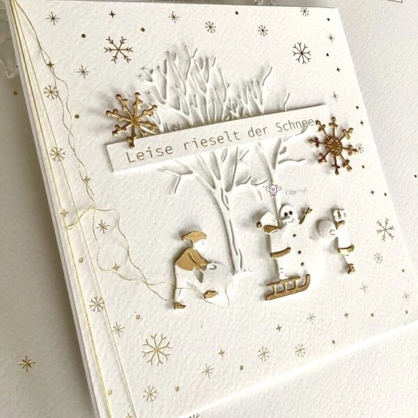 Piggy Craft metal cutting dies cut die mold Snowball Kid snowman Scrapbook paper craft knife mould blade punch stencils dies