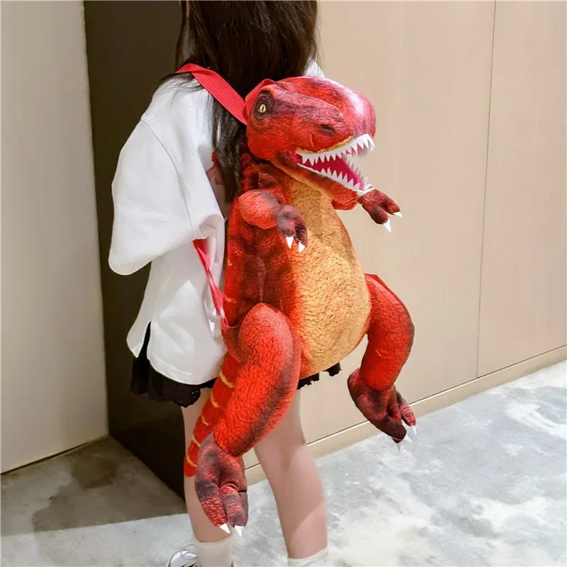 

Tyrannosaurus Rex Kawaii Backpack Harajuku Dinosaur Designer Backpack Cartoon Doll Shoulder Bag Animal Funny Purses for Women