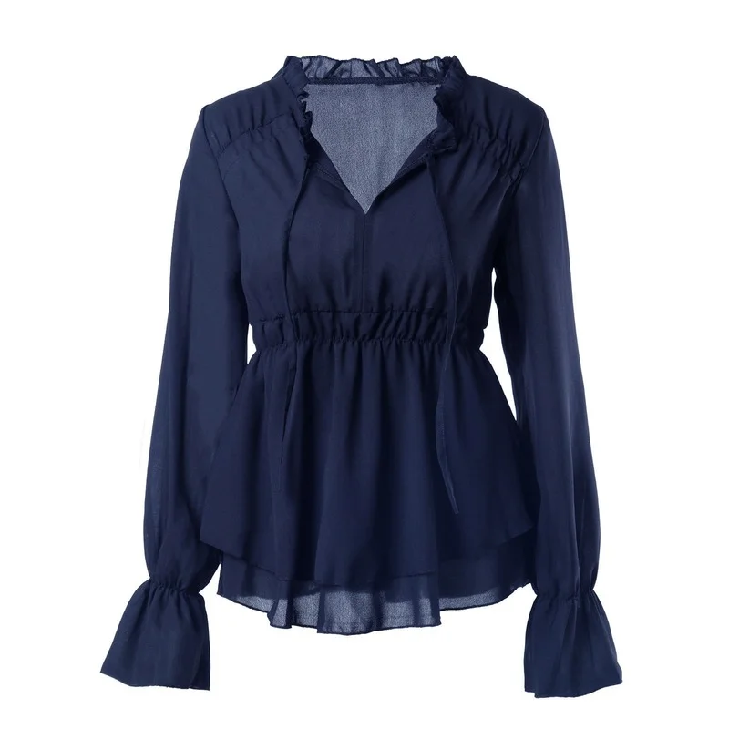 Рисунок 2 - Женская шифоновая рубашка с V-образным