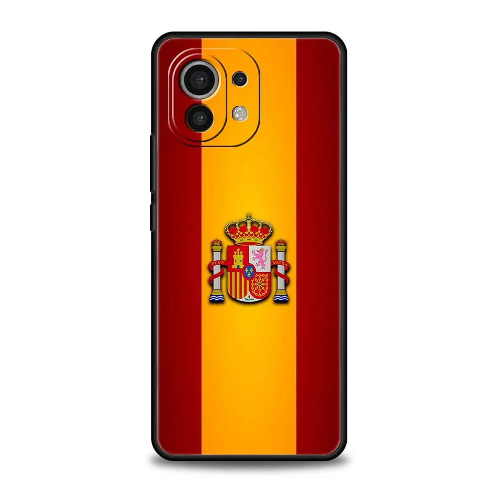 Soft Silicone Spain Flag Phone Case