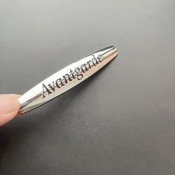 3D Metal Avantgarde Emblem Car Fender Badge Sticker Accessories (Chrome)