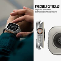 Alliage de zinc de luxe pour Apple Watch Ultra 3 2 49 mm boîtier pare-chocs de protection robuste avec protecteur d'écran iWatch Ultra2 49 mm 6
