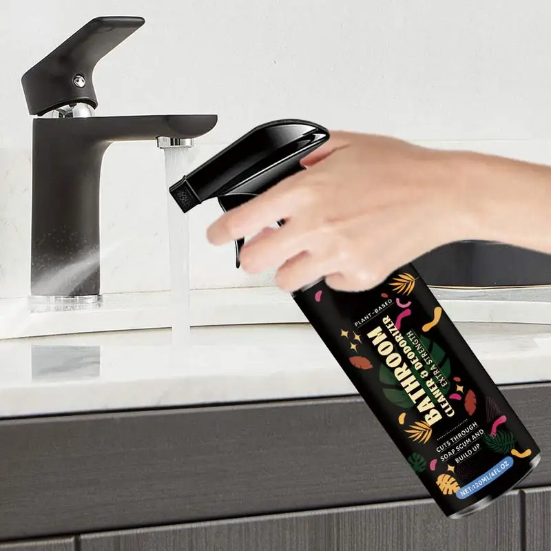 Water Stains Cleaner Bathroom Scale Remover Natural Ingredients Multi-Effect Cleaner For Bathtubs Walls Sinks Shower Doors