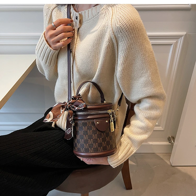 Women's Tote Bucket Bag Pu Leather Shoulder Handbag For Daily Wear_voghion.com