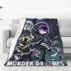 Murder Drones Anime Fleece Throw Blanket N and Uzi Blankets for Home Bedroom Soft Bedding Throws 1