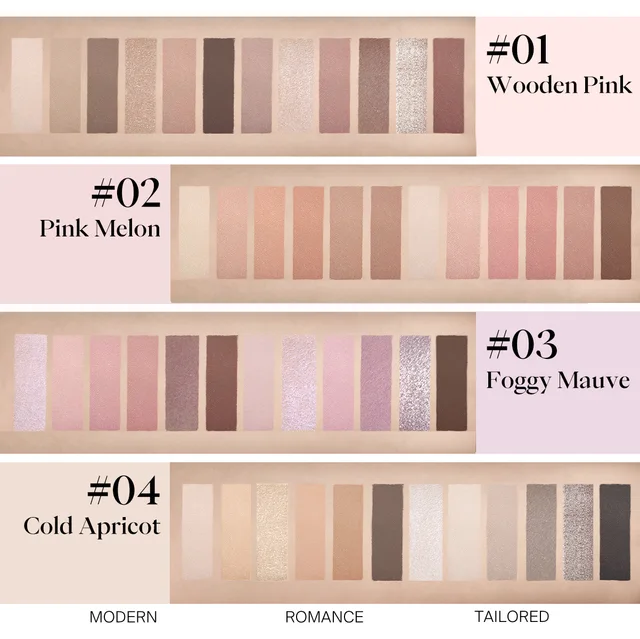 JOOCYEE 12 Shades Eyeshadow Palette