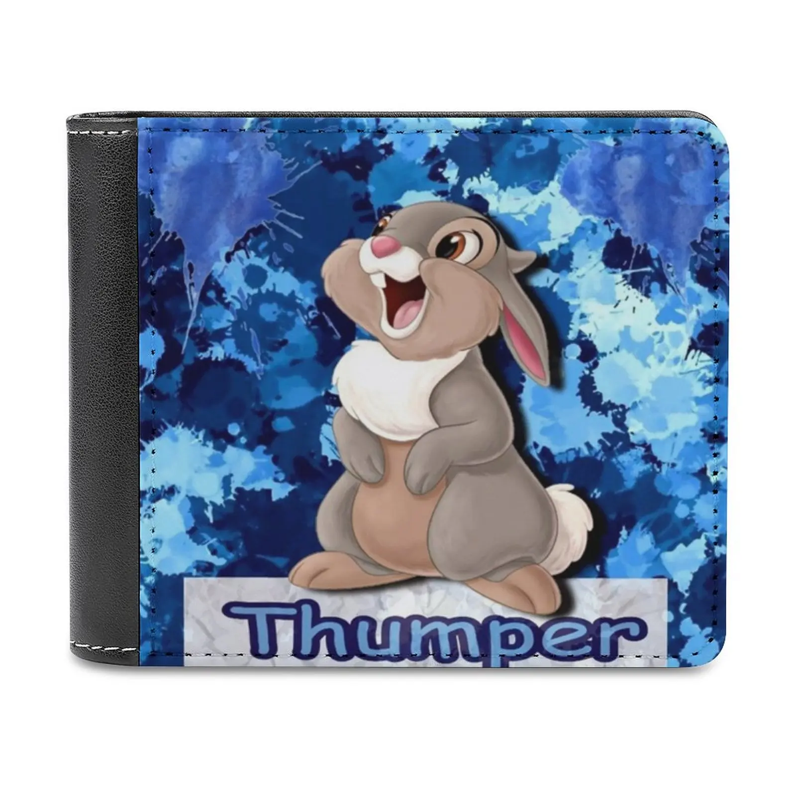 

Персонализированные кошельки Thumper для мужчин, высококачественные кошельки из искусственной кожи, роскошный мужской подарок, Пальчиковый кролик с мультяшным анимационным рисунком