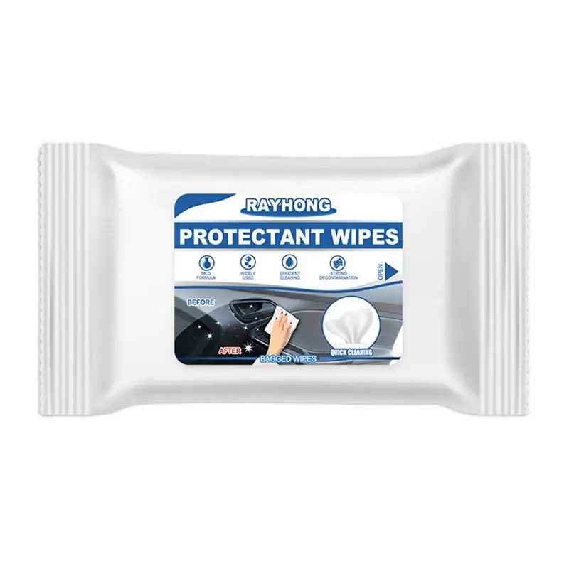 

Auto Wipes Auto Cleaning Wipes For Car Care Wet Auto Wipes For Interior Powerful Car Cleaner Protectant Wipes For Console