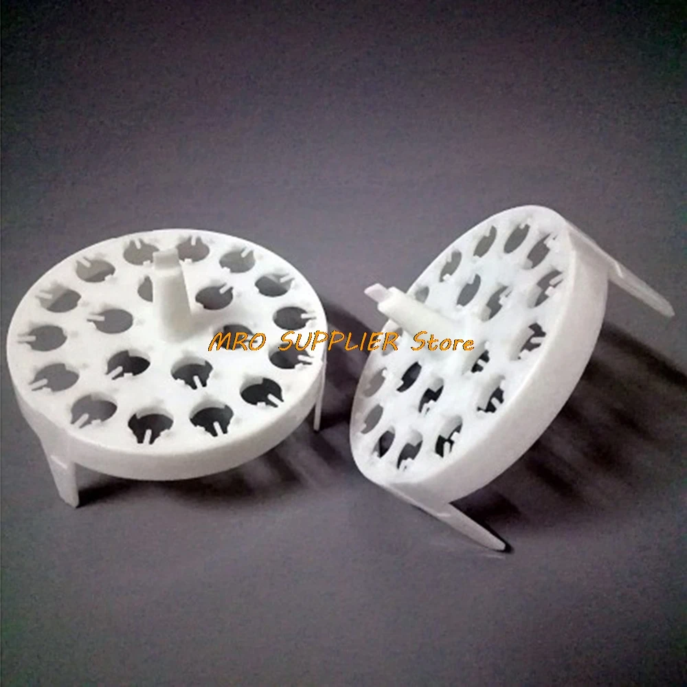 2pcs laboratory rack for 2ml,1.5ml centrifuge pipe text tube Plastic circular floating Storage tray 20 holes