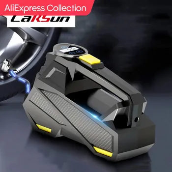 AliExpress Collection 자동차 공기 압축기 전기 타이어 팽창 펌프, 오토바이 자전거 공 LED 조명, 유선 휴대용 자동 공기 펌프, 12V 150PSI