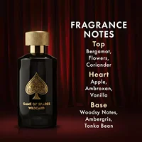 Cologne pour homme Premium Spade Pattern, parfum boisé longue durée pour les gentlemen, utilisation quotidienne et nocturne 3