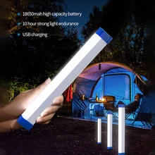 

Led Household Emergency Rechargeable Lighting Tubes Night Market Stall Lights 17cm 32cm 52cm Waterproof Light USB Charging Lamp