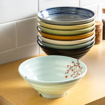 Japanese-Style Melamine Noodle Bowl 1