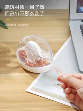 

Magnetic Paper Clip Box Rolling Needle Taking Box Office Paper Clip Storage Office Supplies Clips Dispenser Desk Accessories