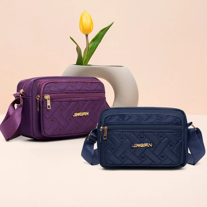 Four season fashion shoulder bag, women's crossbody bag, multifunctional square work and daily life bag