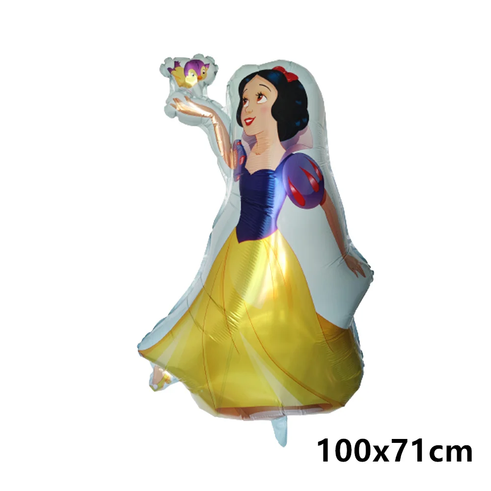 Great Cinderella Snow White Bell Elsa Princess Foil Balloons Baby Shower Girl Birthday Party Decorations Kids Helium Balls Toys