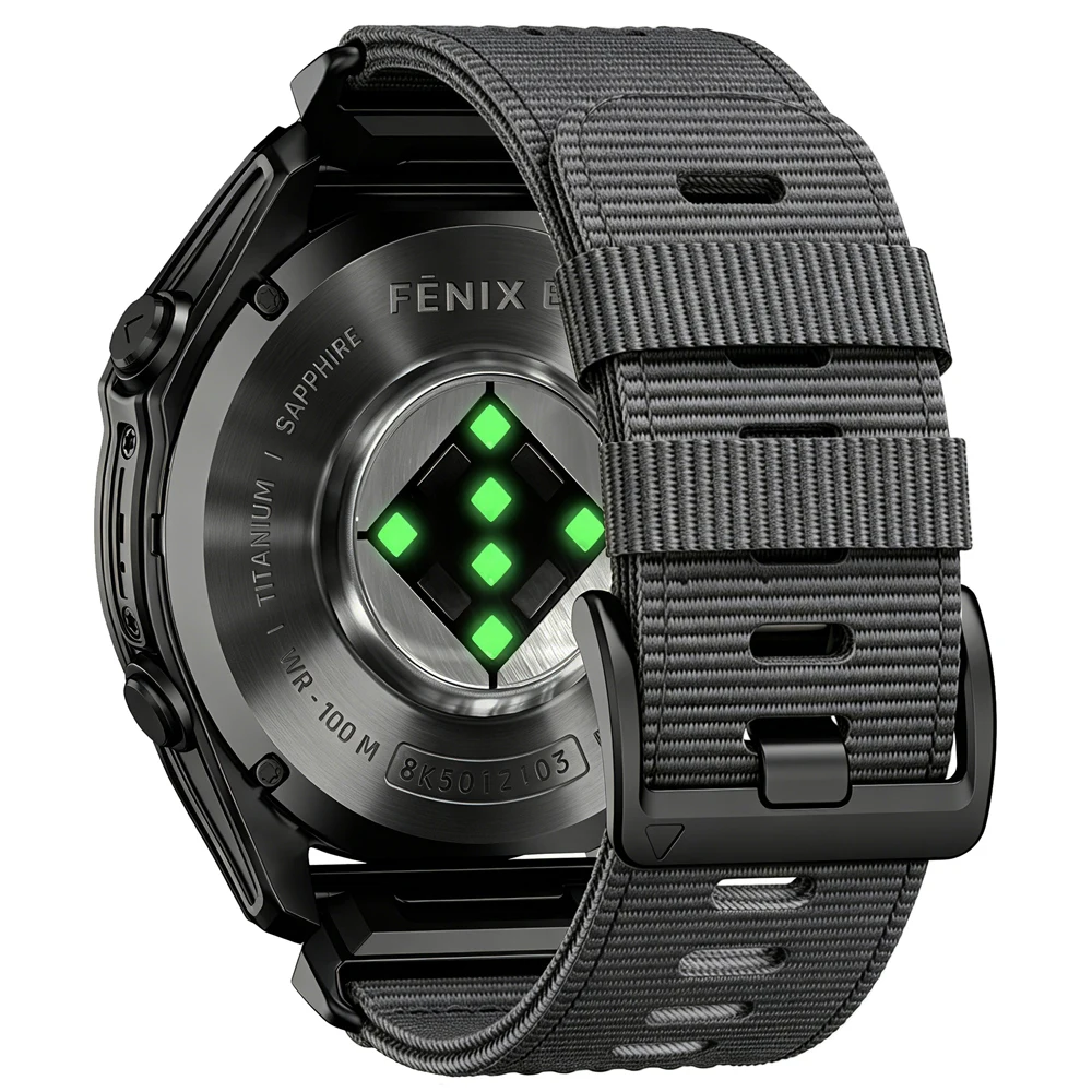 Premium Woven Nylon Smartwatch Strap - QuickFit 22mm/26mm