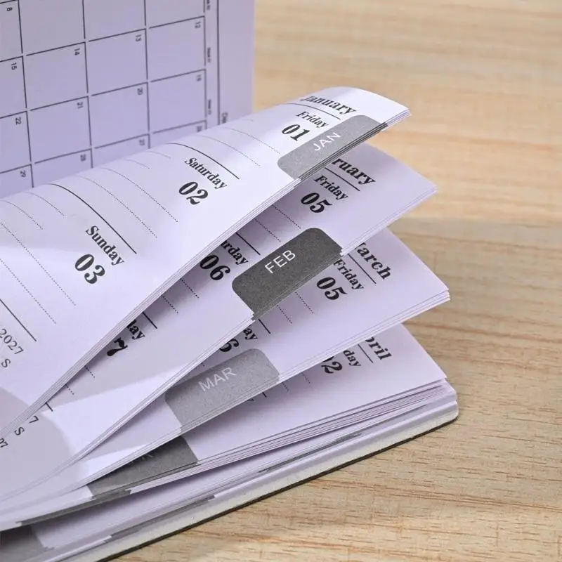 Agenda con calendario, diario, agenda settimanale per studenti, regalo, mini A7, agenda 2027, formato tascabile - immagine 6