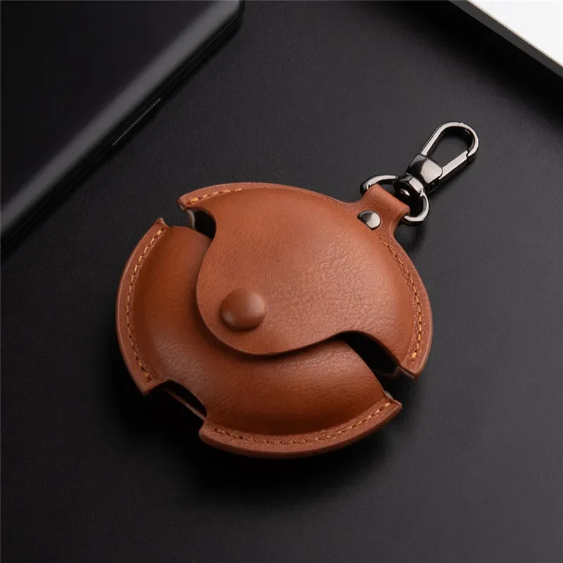 Premium Leather Protective Case for Bluetooth Headsets - Soft, Simple, Anti-drop Design
