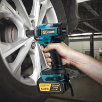1000N.M 2 IN 1 Brushless Electric Impact Wrench 1/2 inch Lithium-Ion Battery Cordless Wrench Power Tools For Makita 18V Battery 2