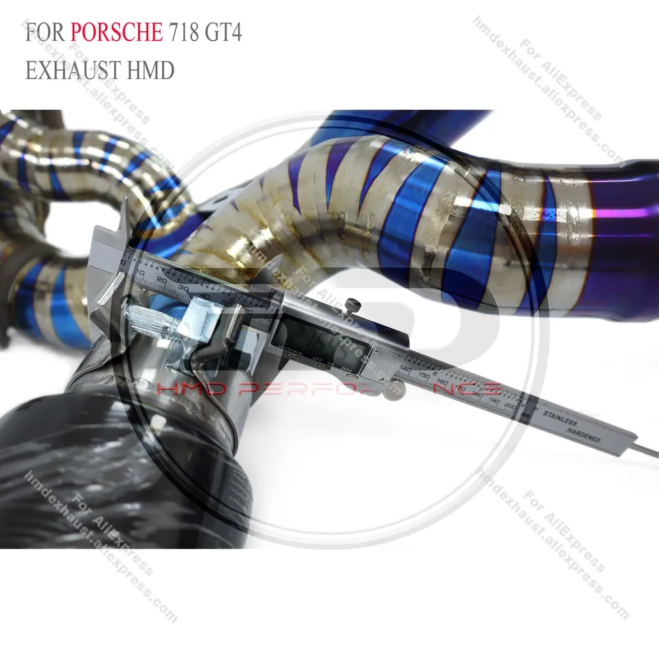 HMD-ステンレス鋼エキゾーストシステム,バルブ付きスパイダーマフラー