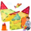 SucceBuy 180PCS Magnetic Building Blocks Construction Children Magnet Tiles Montessori Educational Toys for Kids Birthday Gifts