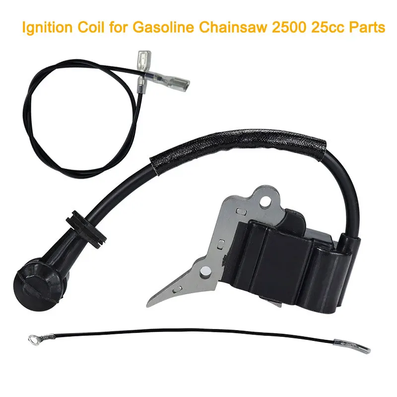 

Ignition Coil for Gasoline Chainsaw 2500 25cc Parts Trimmer Chainsaws Spares Parts Garden Power Tools Part