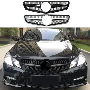 2009-2016 E coupe W207 Diamond Grille for E Class coupe E200 E300 E class  A207 C207 ABS grill with camera hole no center round - AliExpress