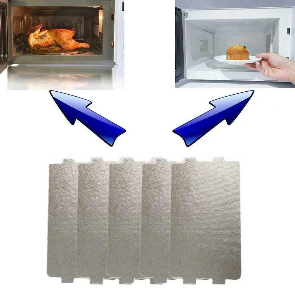 Microwave Oven Mica Sheet Microwave Oven Spare Parts 5 PCS Universal Microwave Oven Mica Sheet Wave Guide Waveguide Cover Sheet Plates