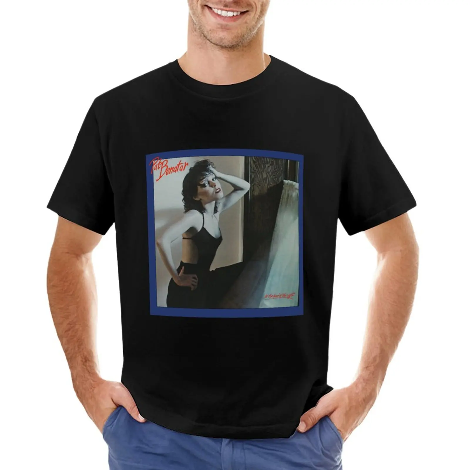 

Pat Benatar in the heat of the night T-Shirt summer clothes graphics clothes for men