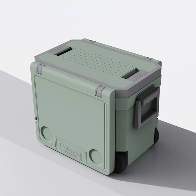 Outdoor Mobile Camping Insulation Box Ice Bucket Folding Multi functional Portable Car Refrigerator  and Preservation