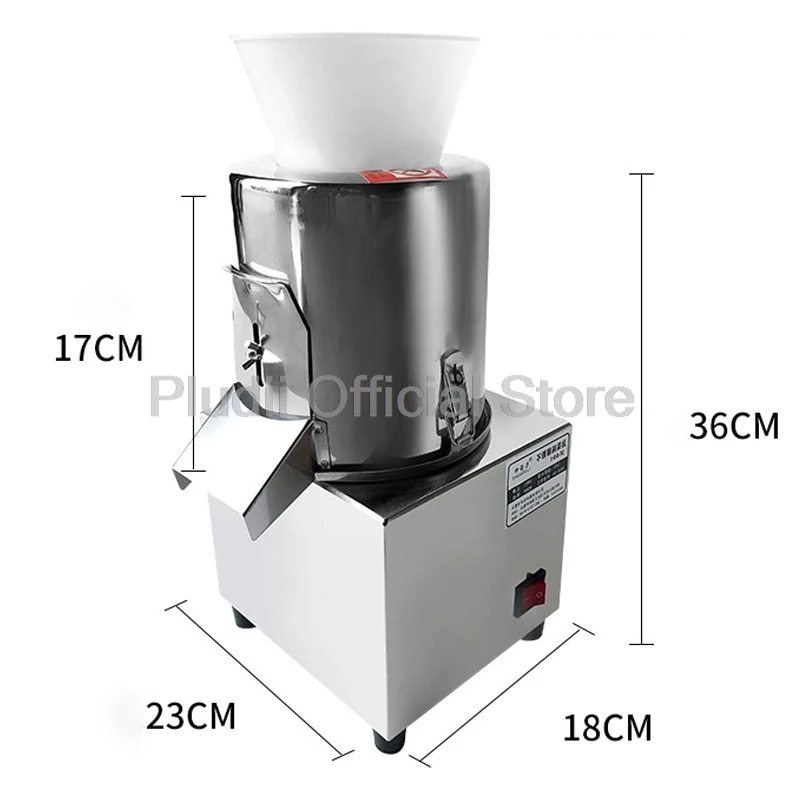 40-60Kg Electric Meat Slicer 400W Automatic Multi-function Vegetable Chopper Commercial Household Food Shred Dice Cutter Machine