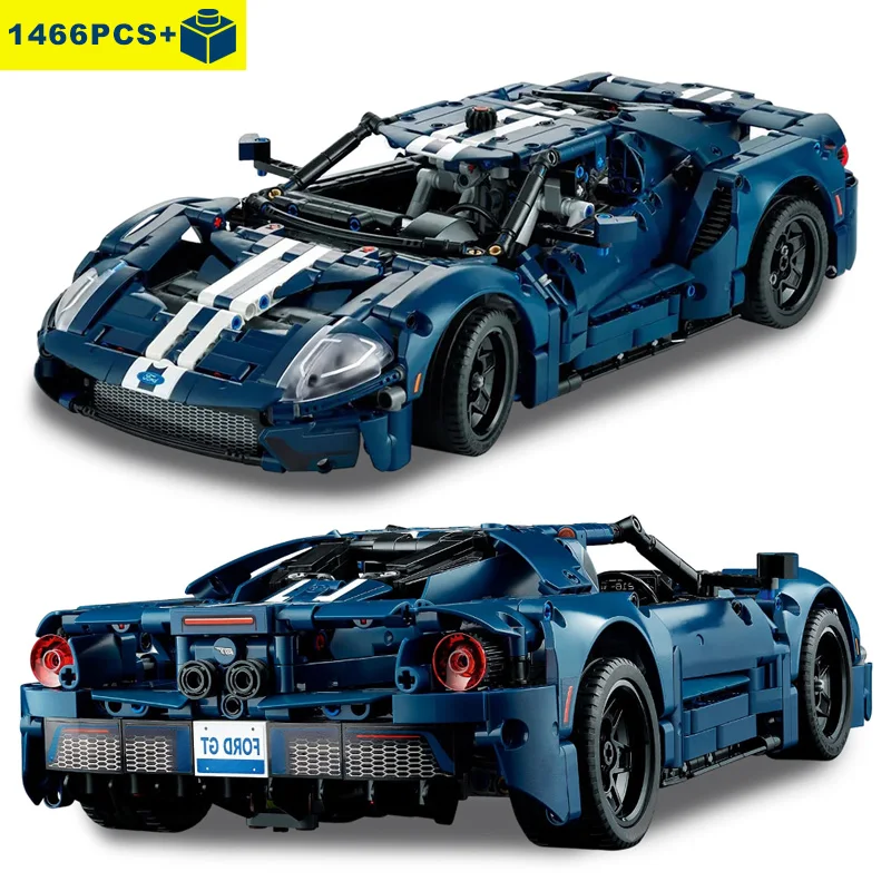 

Новинка 2023, технический гоночный автомобиль Ford GT, строительный блок, модель автомобиля MOC 42154, сборные игрушечные кирпичи для детей, рождественские подарки
