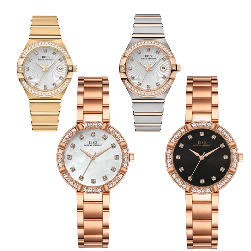 Luxury Designer Watch Woman Diamond Gold Fashion New Quartz Wrist Clock Female Gift Waterproof Elegant Ladies Wristwatch Shine