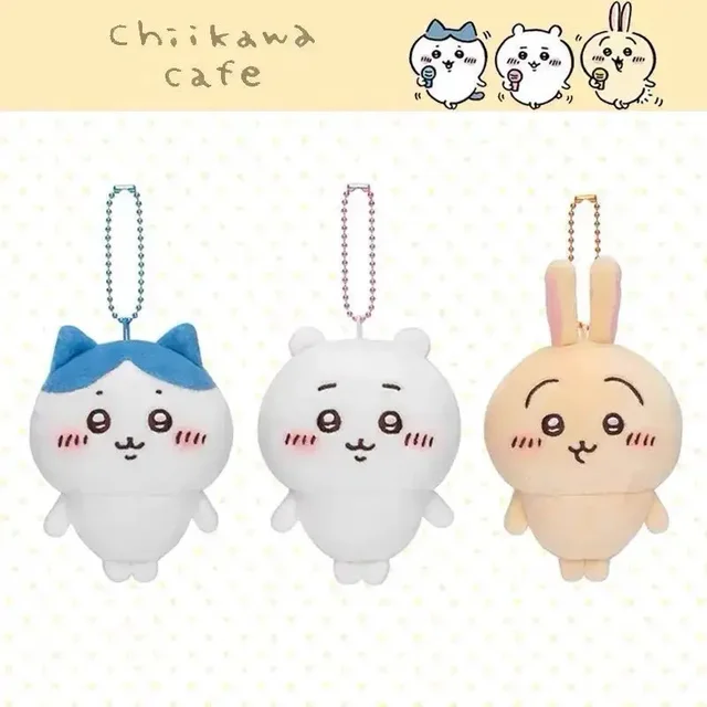 13cm Chiikawa Hachiware Usagi Kawaii Plush Keychain - Image 4