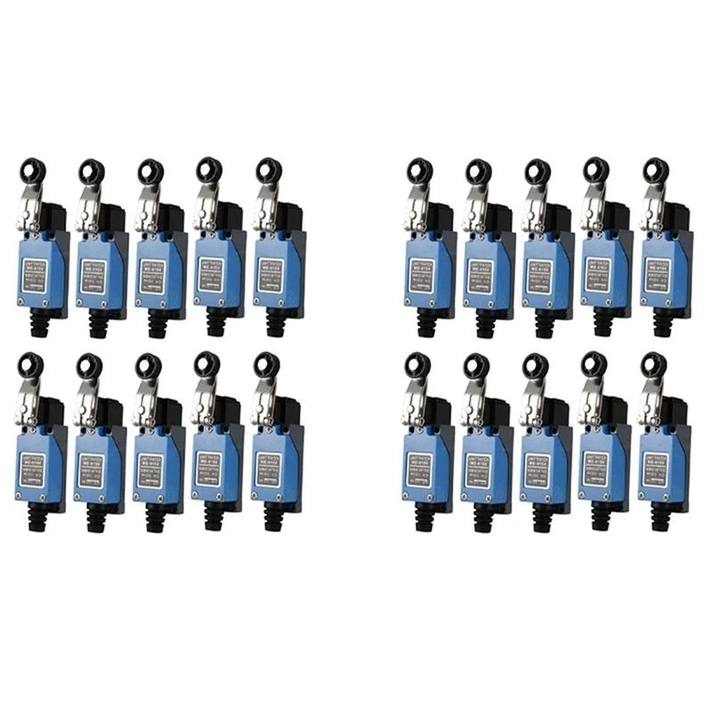 

AFBC 20Pcs ME-8104 Momentary Roller Arm Type Limit Switch For CNC Mill 5A 250V ME8104 Mini Switch