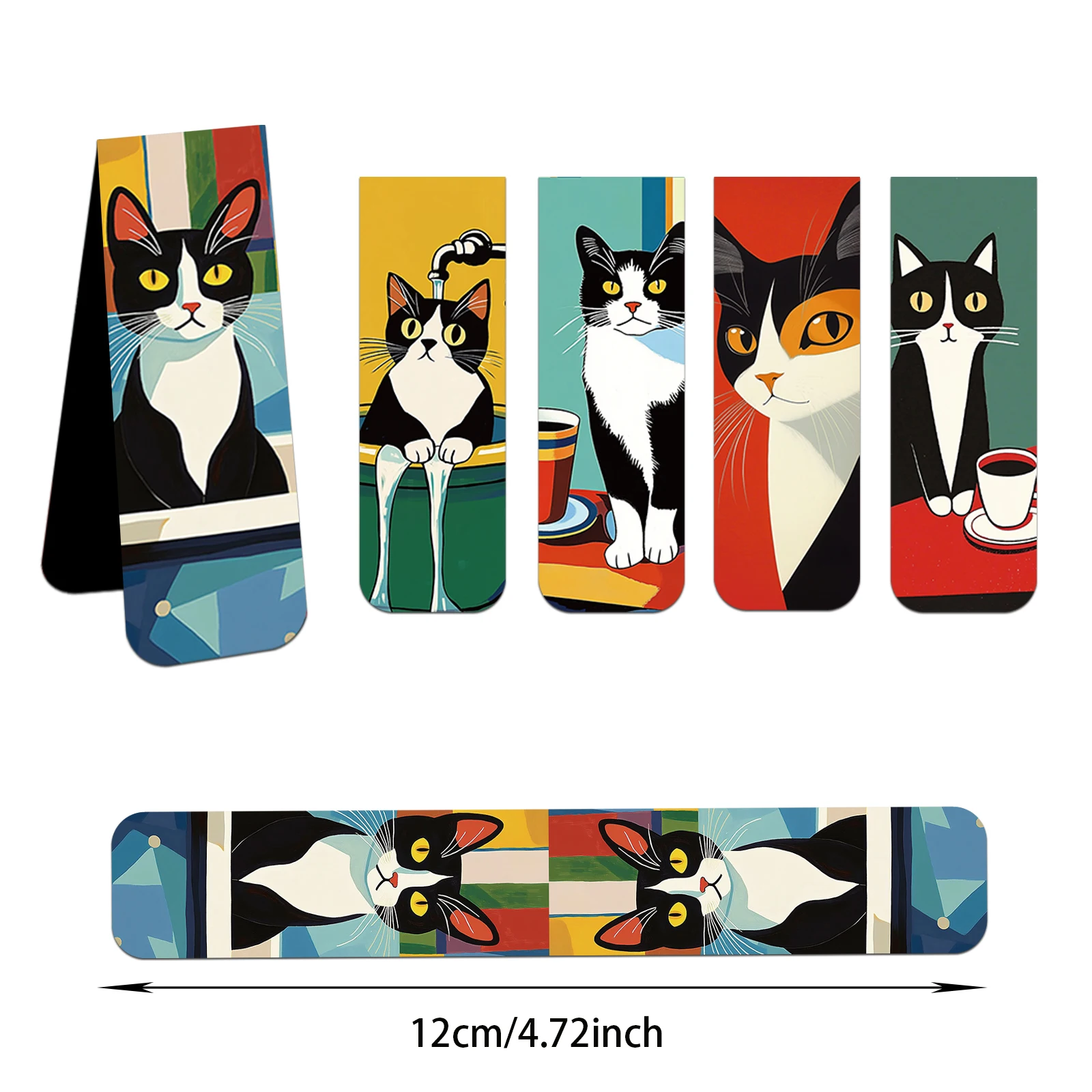Cat Bookmark - Stainless Steel Funny Book Marker With Charm, Gift Box For Readers & Cat Lovers - View #9