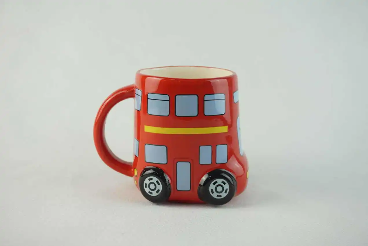 Creative Bus Car Mug Ceramic UK Taxi Shaped Water Cup Milk Tea Water Coffee  Mugs Home Office School Drinkware Cup Novetly Gifts - AliExpress