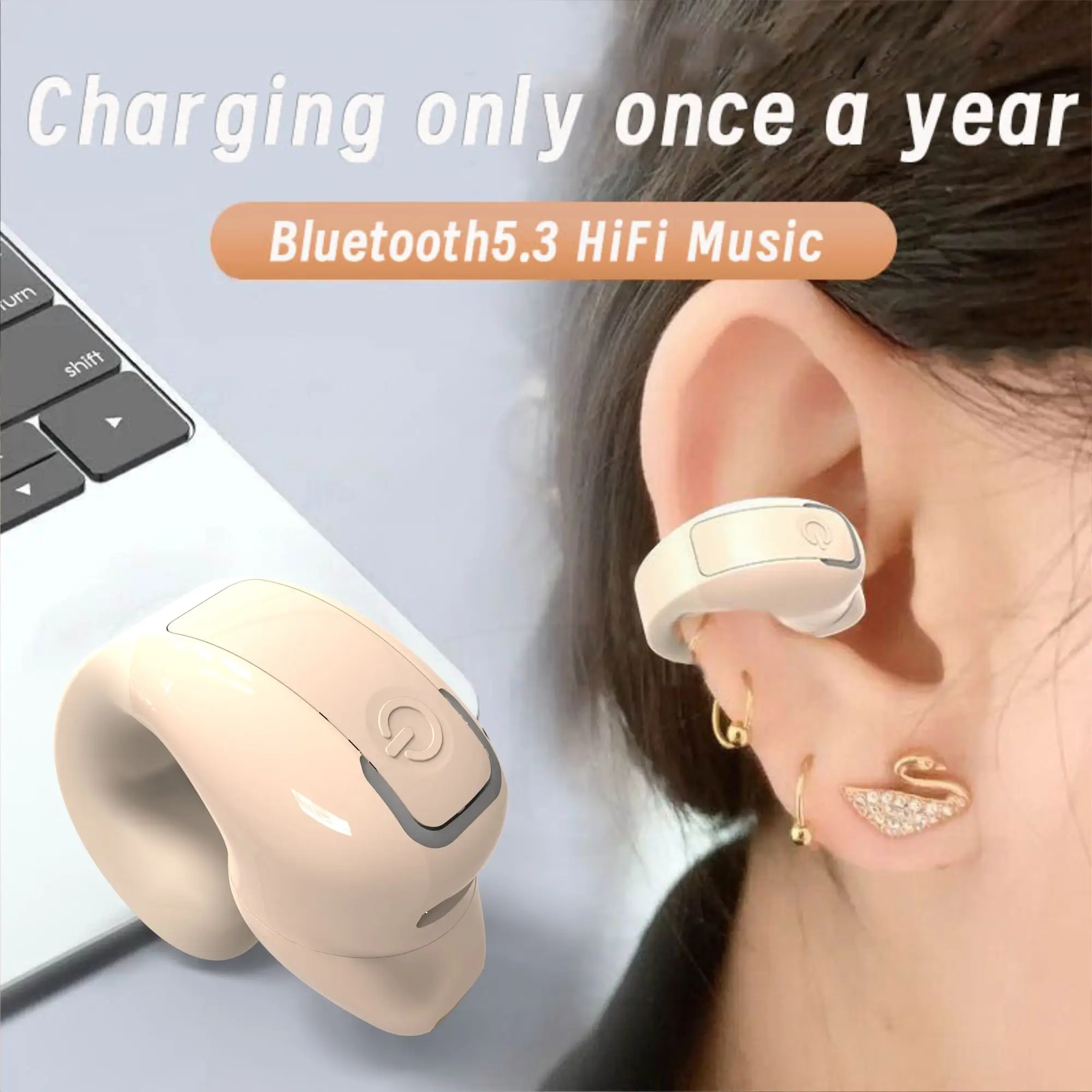 Фото Наушники-вкладыши SK GD28, Беспроводная Bluetooth-гарнитура, спортивные водонепроницаемые наушники с микрофоном и шумоподавлением для xiomi huawe ios №1