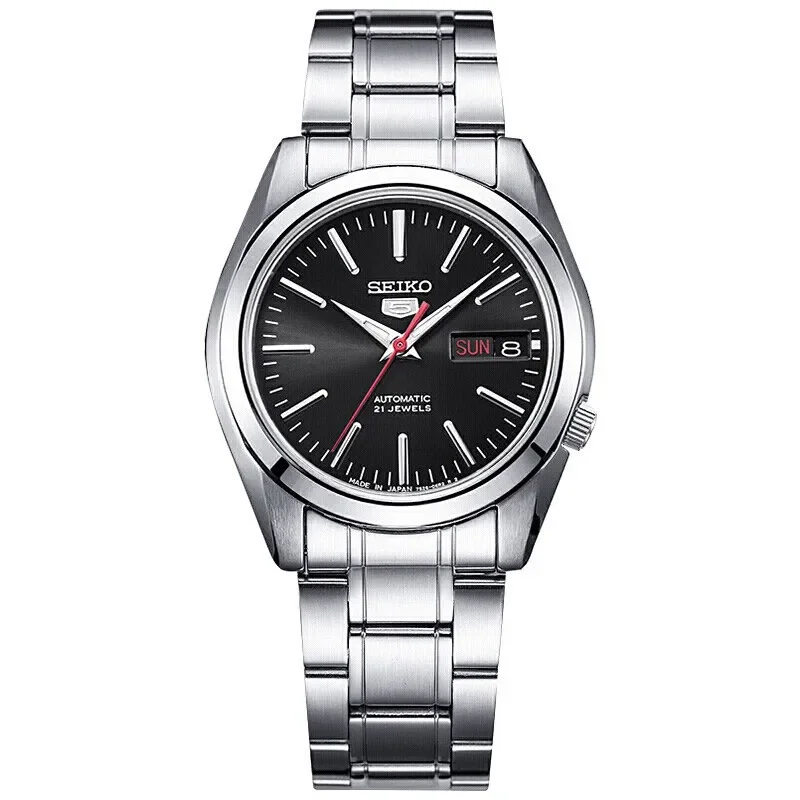 Japanese Original SEIKO 5 Watch Automatic Mechanical Waterproof Luminous Stainless Steel Watch For Men