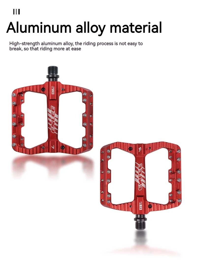 ENLEE Fahrradpedale, abgedichtetes Lager, rutschfeste MTB-Pedale, Aluminiumlegierung, superleicht, wasserdicht, Fahrradzubehör – Detail 6