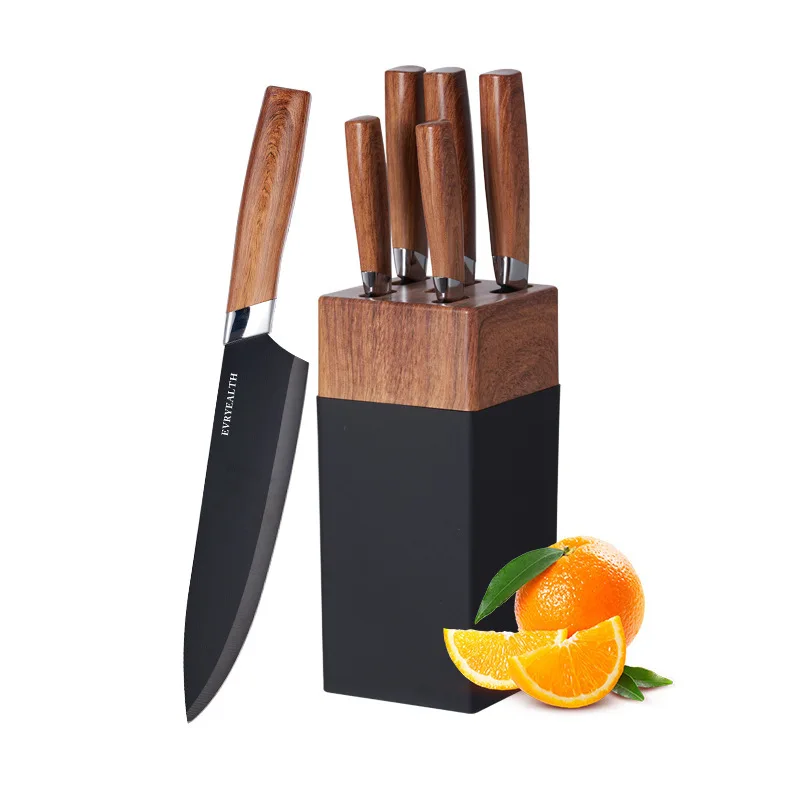 6PCS/Sets Colorful Kitchen Knives Set Stainless Steel Kitchen Knife Set  Without Block Cute Fruit Knife Set Kitchen Supplies - AliExpress