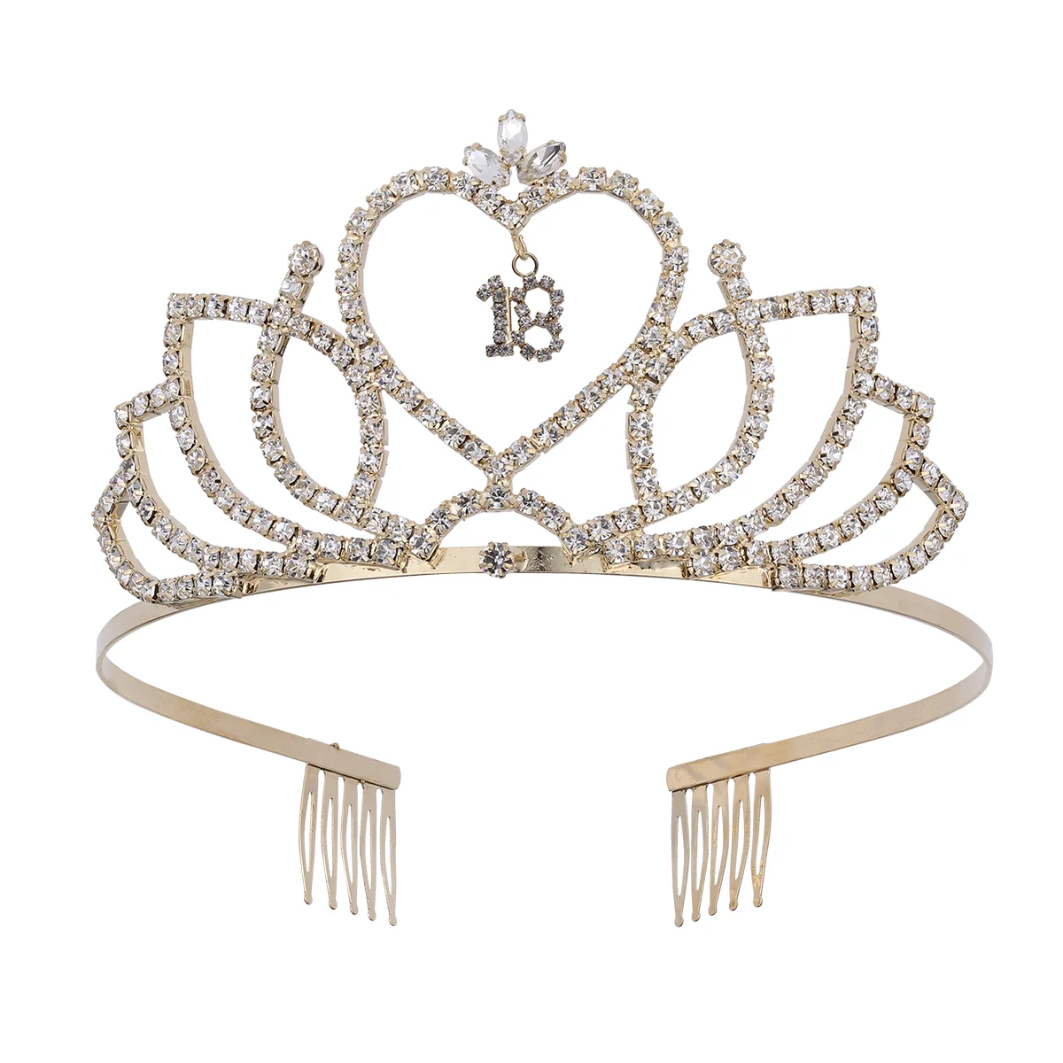 

Birthday Tiara/ 18/ 20// 40/ 50/ 60/ 70/ 80th- Birthday Prom Costume Tiara for