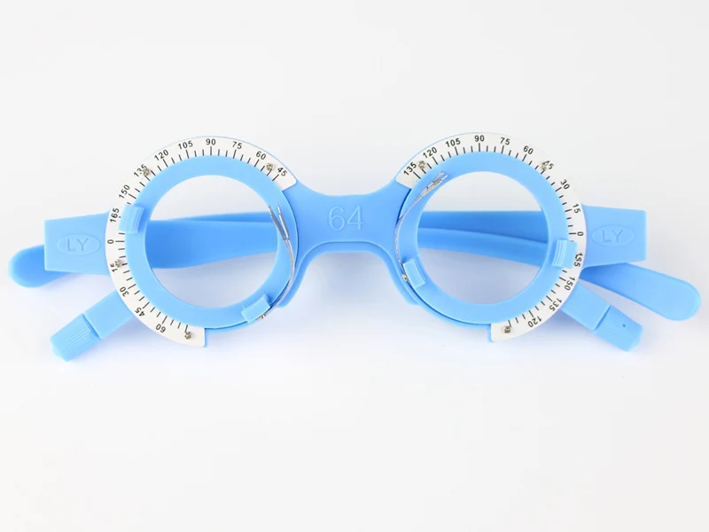 1pc Optical Trial Frame Optometry Test Frame Plastic Type Fixed PD 52-70mm