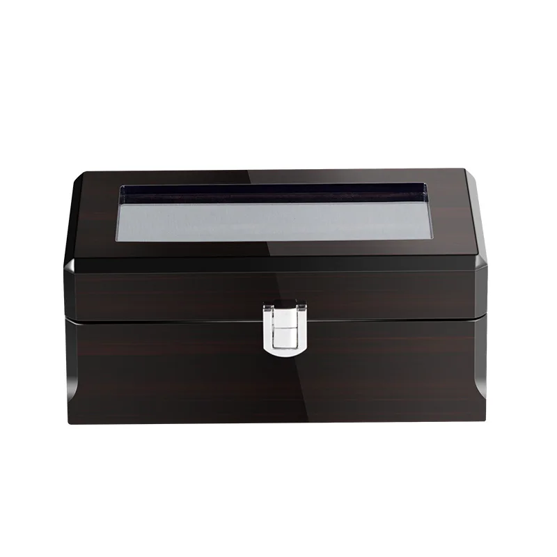 Caja de madera de lujo para reloj, caja de almacenamiento, cajas