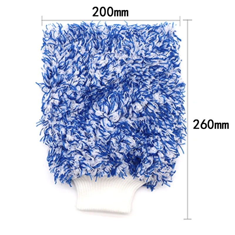Car Cleaning Gloves Double Sided Coral Velvet Car Wash Gloves Ultrafine Fiber Coral Velvet Cleaning Veh&iacute;culos Dusting Gloves Car Wash Accessories