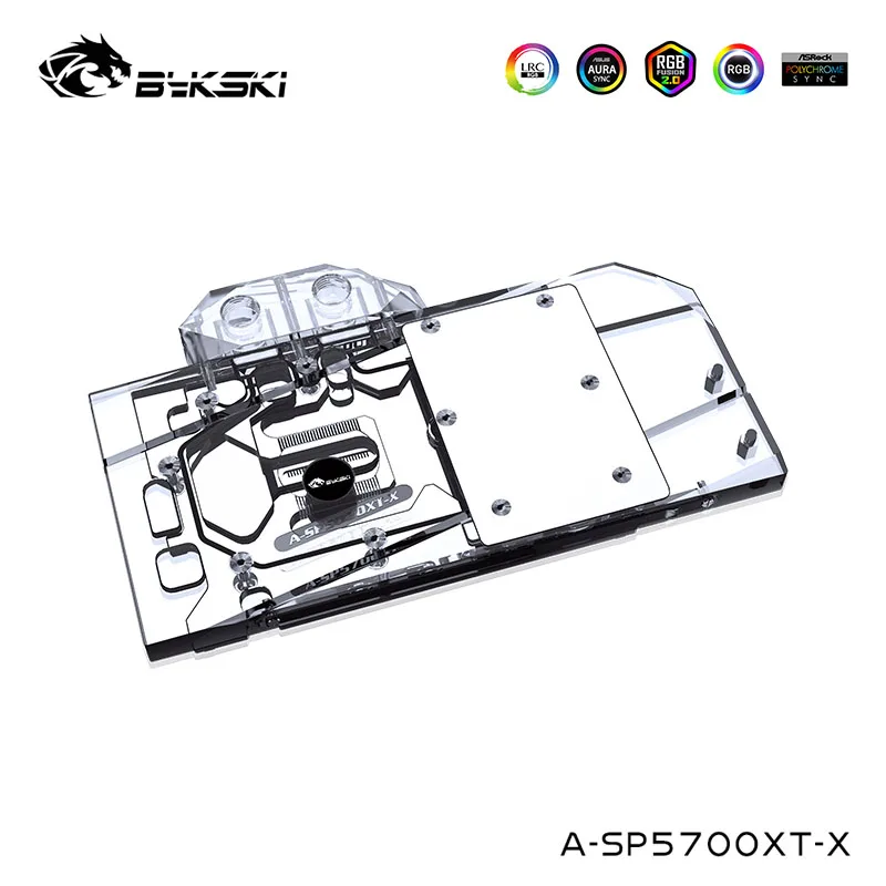 

Bykski Water Cooling GPU Block For MSI RX 5700 XT MECH/EVOKE, Fit Sapphire RX 5700 XT,For Dataland 5700xt Red Devil,A-SP5700XT-X