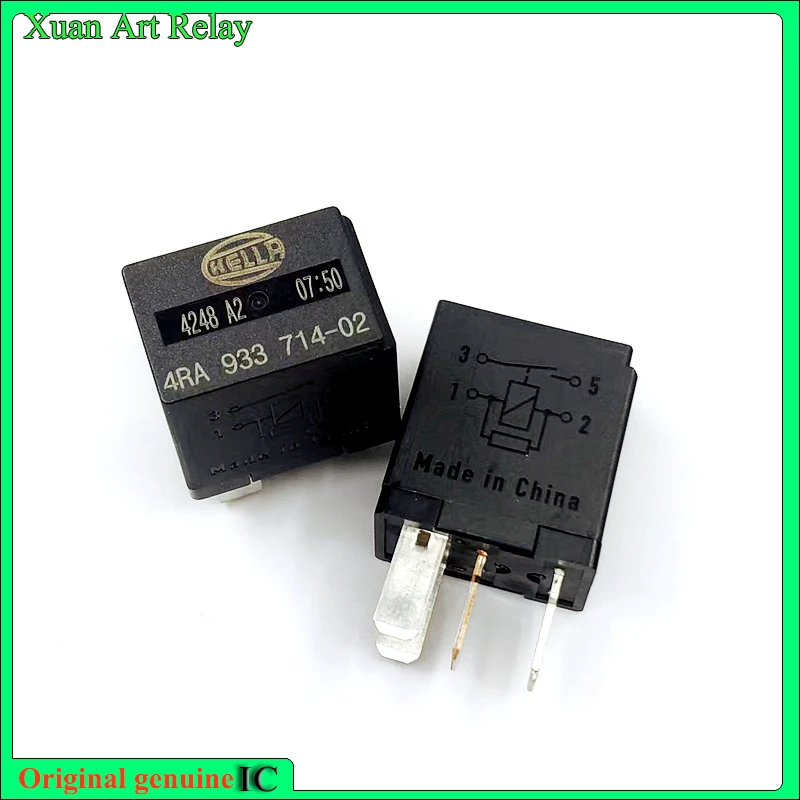 

5pcs/lot 100% original genuine relay:4RA 933 714-02 12V 4pins Daytime running lamp relay